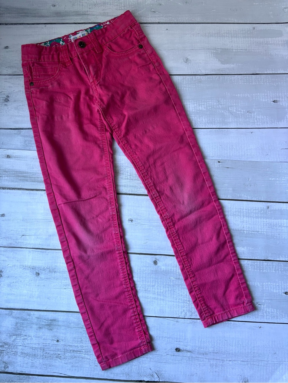 Urban Outfitters Bright Pink Kids Slim Jeans